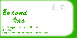 botond vas business card